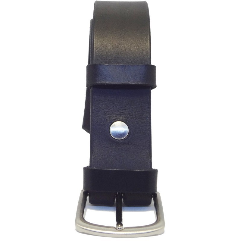 Ceinture noire classique 4 cm boucle 2