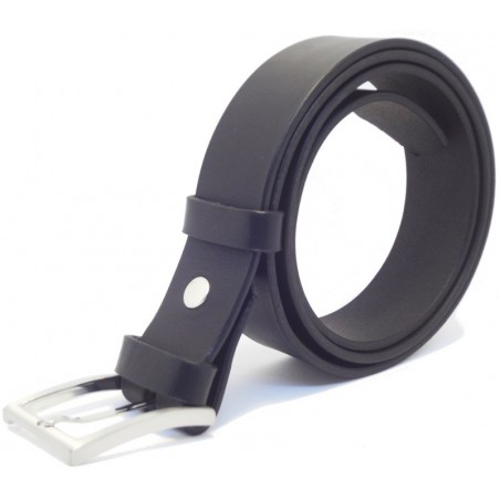Ceinture noire classique 4 cm boucle 4