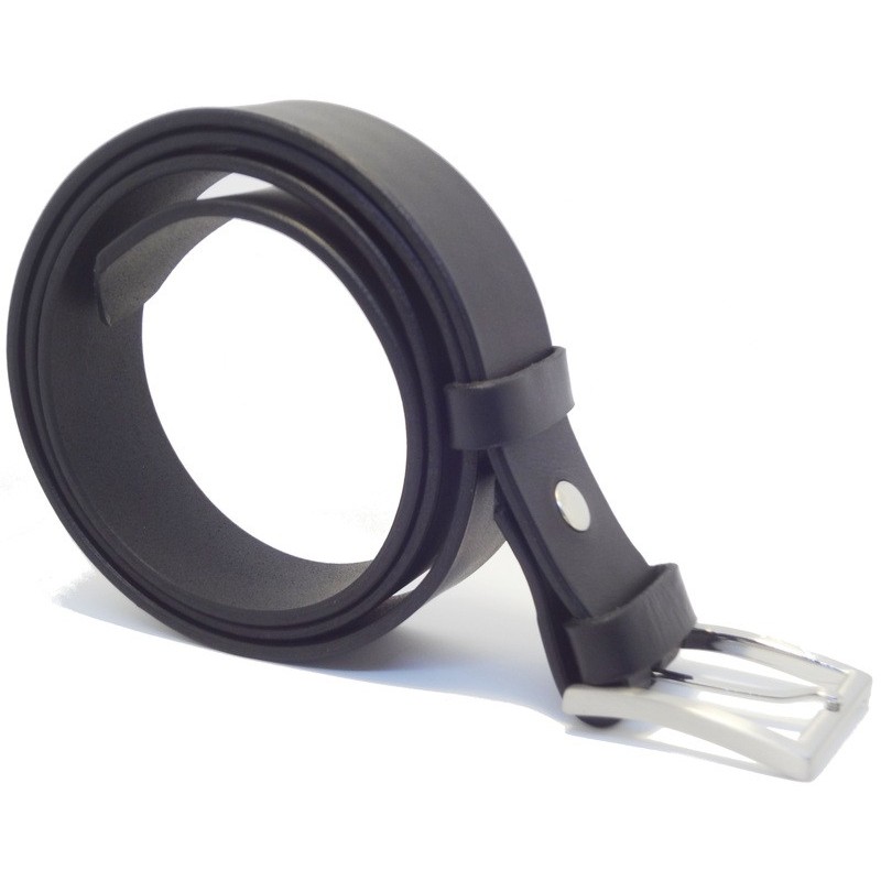 Ceinture noire classique 4 cm boucle 4