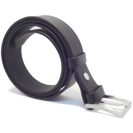 Ceinture noire classique 4 cm boucle 4