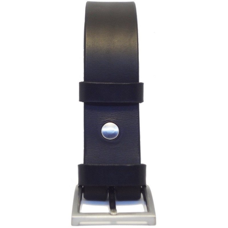 Ceinture noire classique 4 cm boucle 4