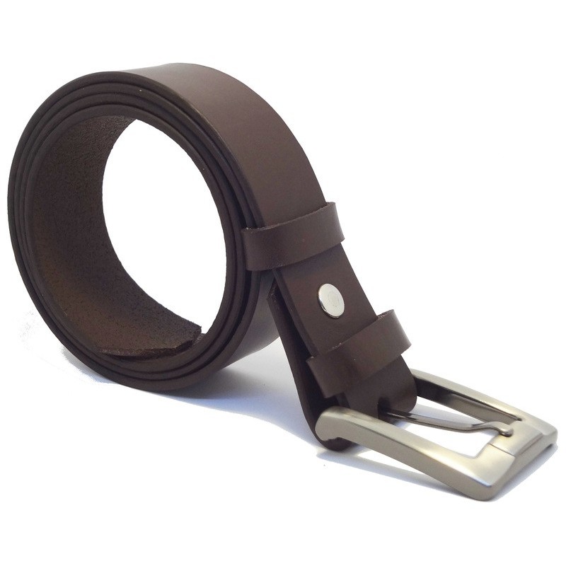 Ceinture Marron foncé 4 cm boucle 1