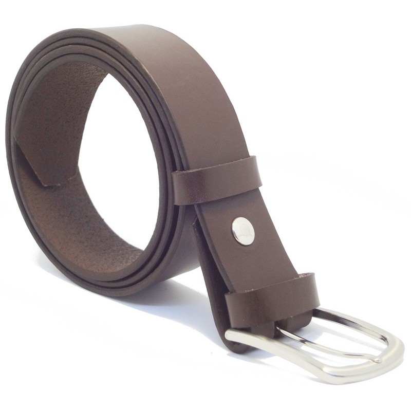 Ceinture Marron foncé 4 cm boucle 2