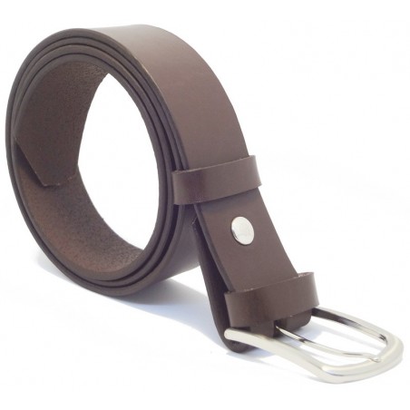 Ceinture Marron foncé 4 cm boucle 2
