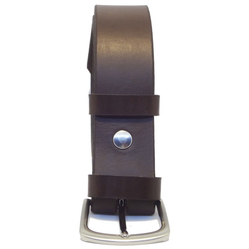 Ceinture Marron foncé 4 cm boucle 2