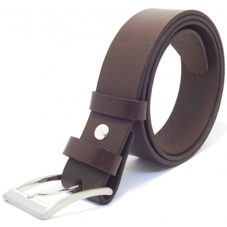 Ceinture Marron foncé 4 cm boucle 3