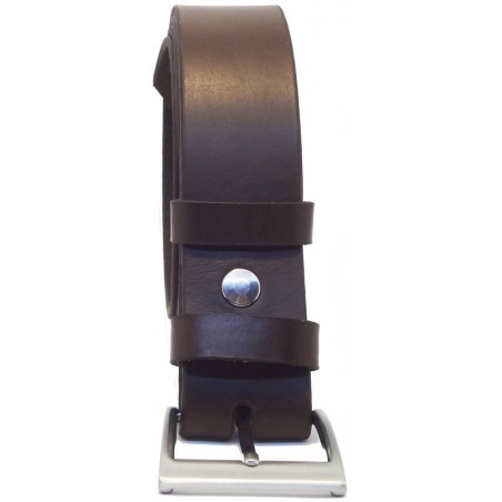 Ceinture Marron foncé 4 cm boucle 3