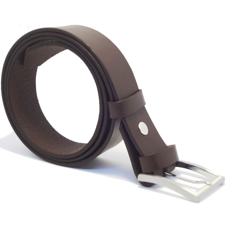 Ceinture Marron foncé 4 cm boucle 4