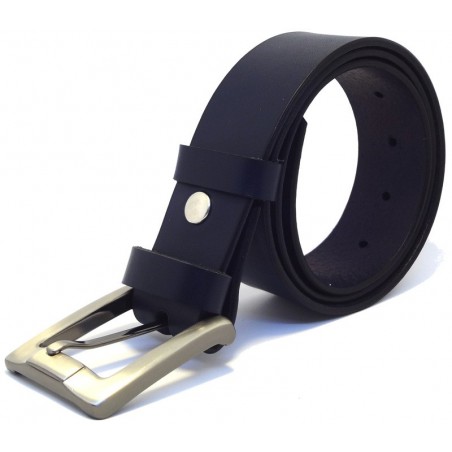 Ceinture Bleu marine 4 cm boucle 1