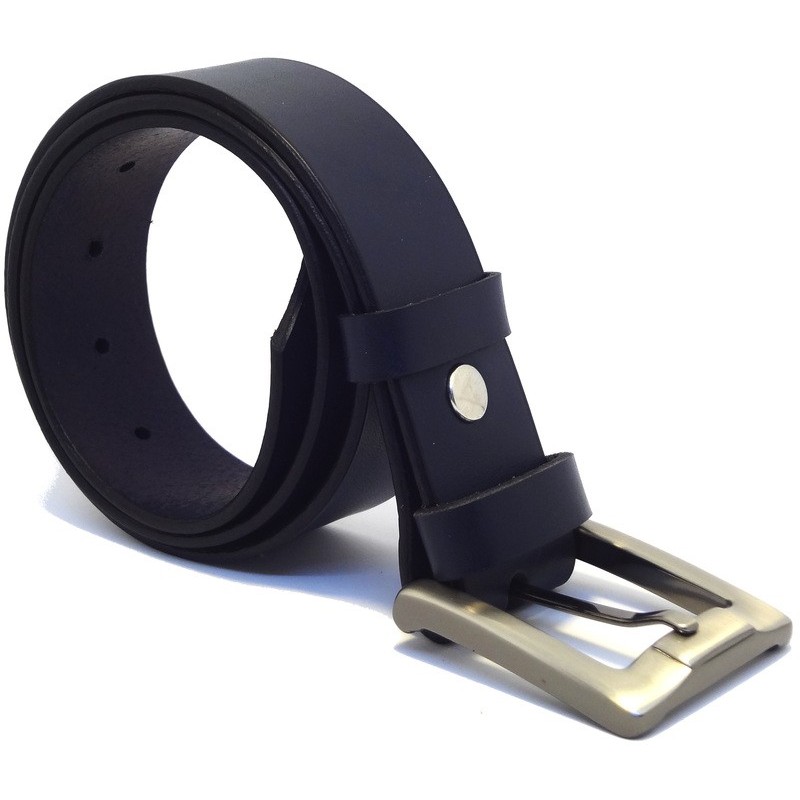 Ceinture Bleu marine 4 cm boucle 1