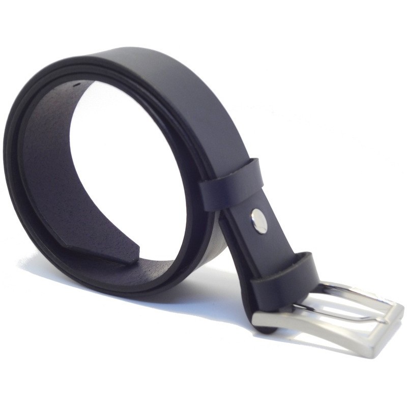 Ceinture Bleu marine 4 cm boucle 4