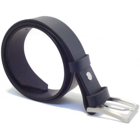 Ceinture Bleu marine 4 cm boucle 4