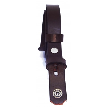 Sangle de ceinture marron foncé 2,5 cm