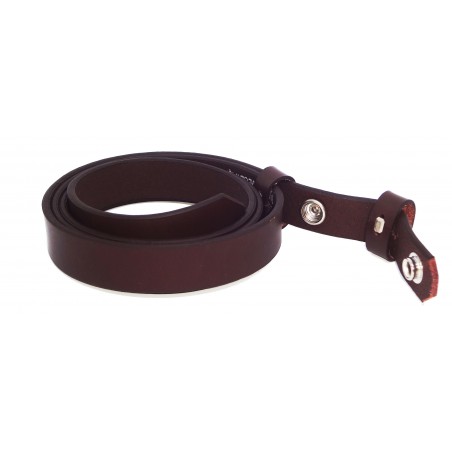 Sangle de ceinture marron foncé 2,5 cm