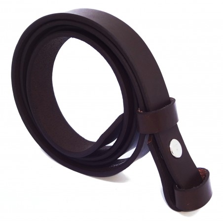 Sangle de ceinture marron foncé 2,5 cm