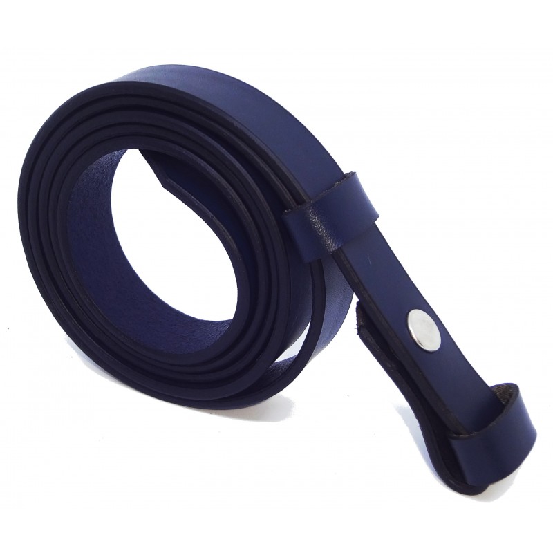 Sangle de ceinture Bleu marine 2,5 cm