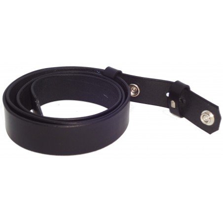 Sangle de ceinture noire classique 3 cm