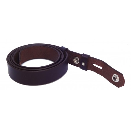 Sangle de ceinture marron foncé 3 cm