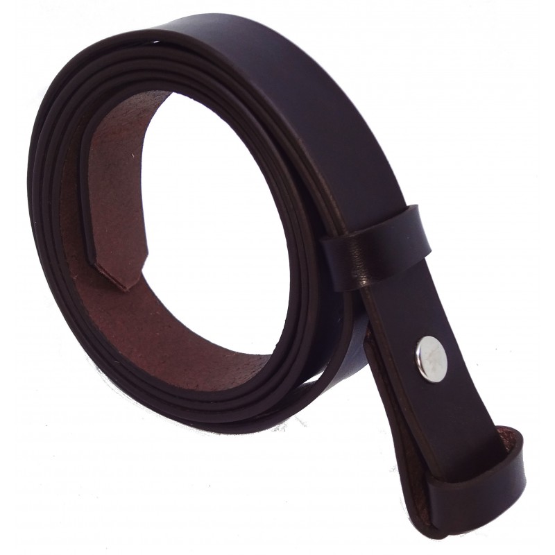 Sangle de ceinture marron foncé 3 cm