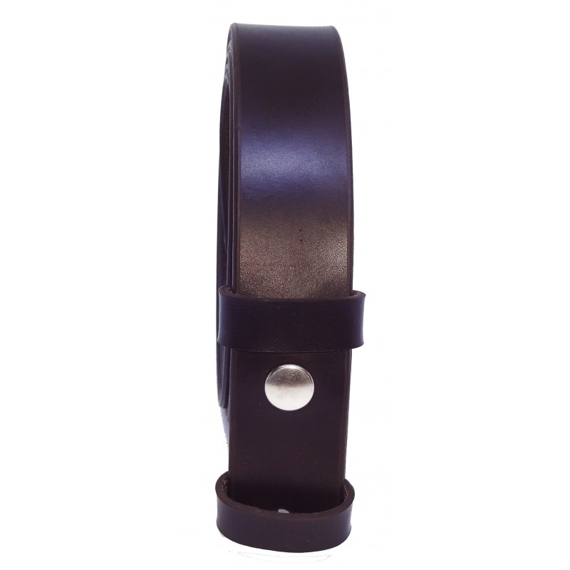 Sangle de ceinture marron foncé 3 cm