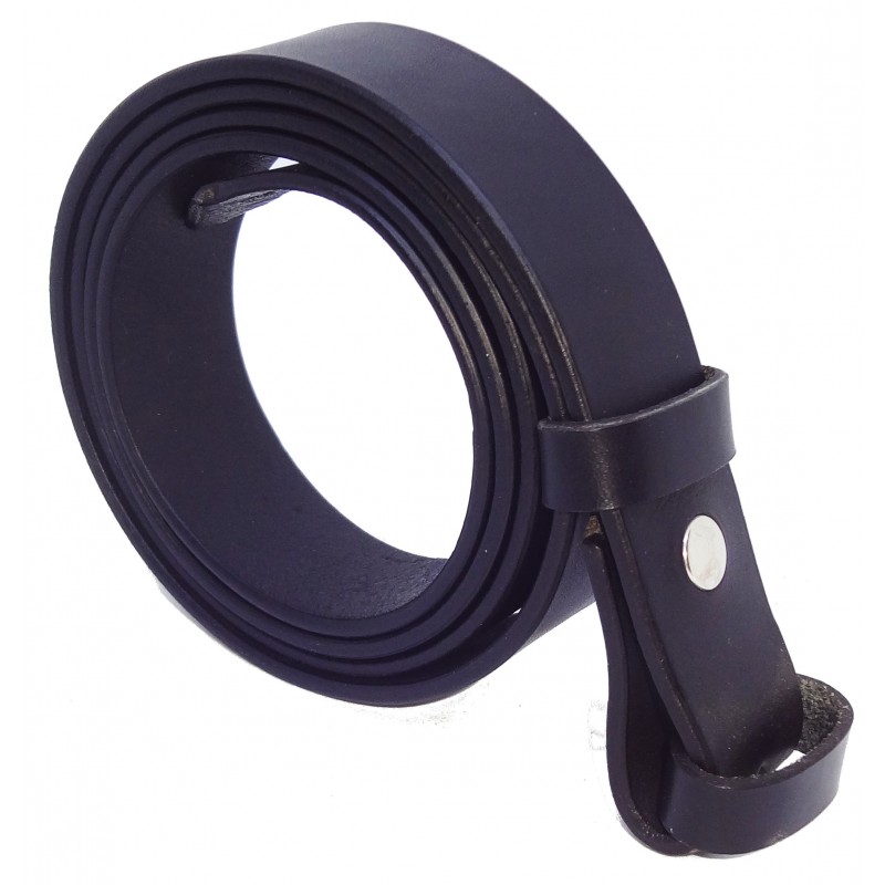 Sangle de ceinture noire classique 3,5 cm