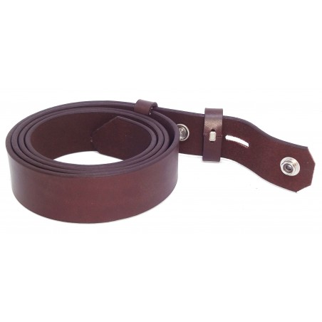 Sangle de ceinture marron foncé 3,5 cm