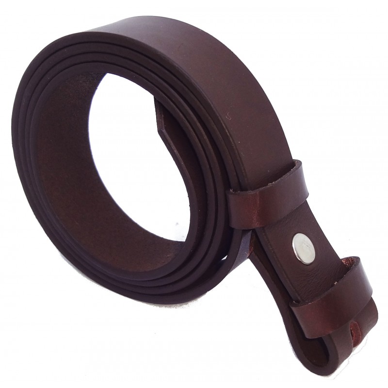 Sangle de ceinture marron foncé 3,5 cm