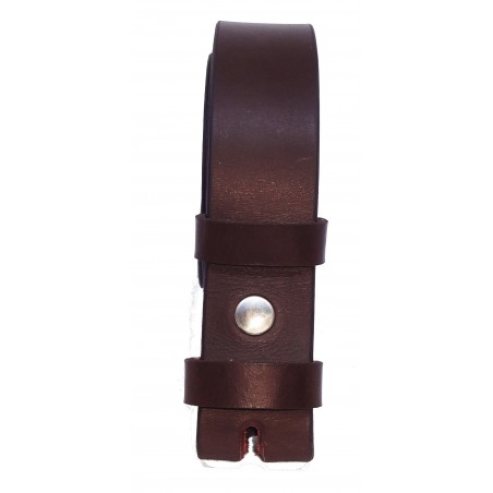 Sangle de ceinture marron foncé 3,5 cm