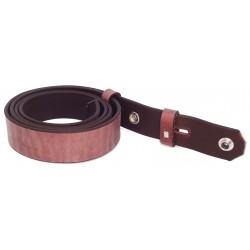 Sangle de ceinture gris vieilli 3,5 cm