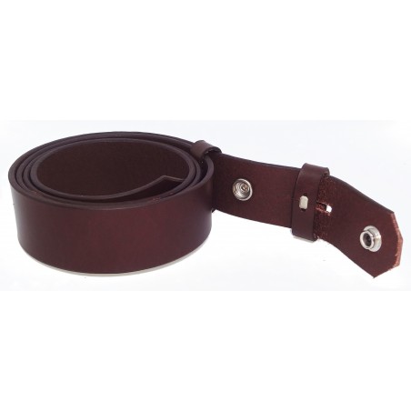 Sangle de ceinture marron foncé 4 cm
