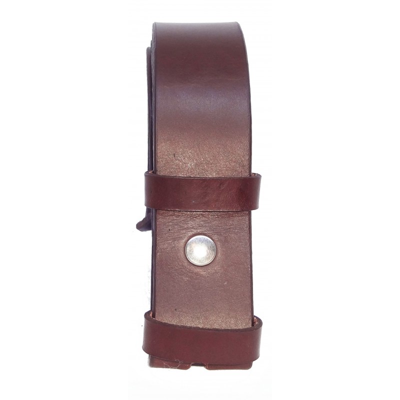 Sangle de ceinture marron foncé 4 cm