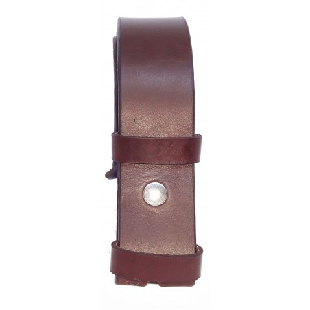 Sangle de ceinture marron foncé 4 cm