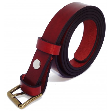 Ceinture Cognac 2,5 cm boucle 3