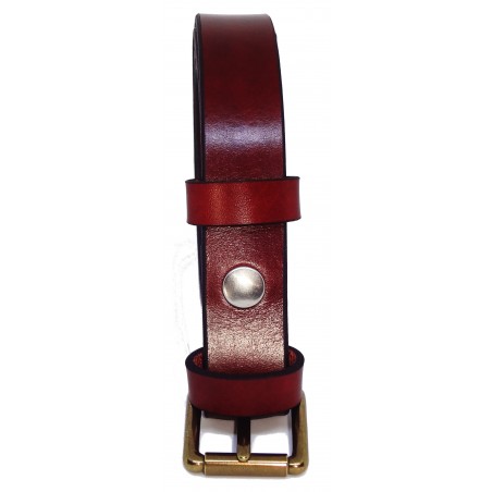 Ceinture Cognac 2,5 cm boucle 3