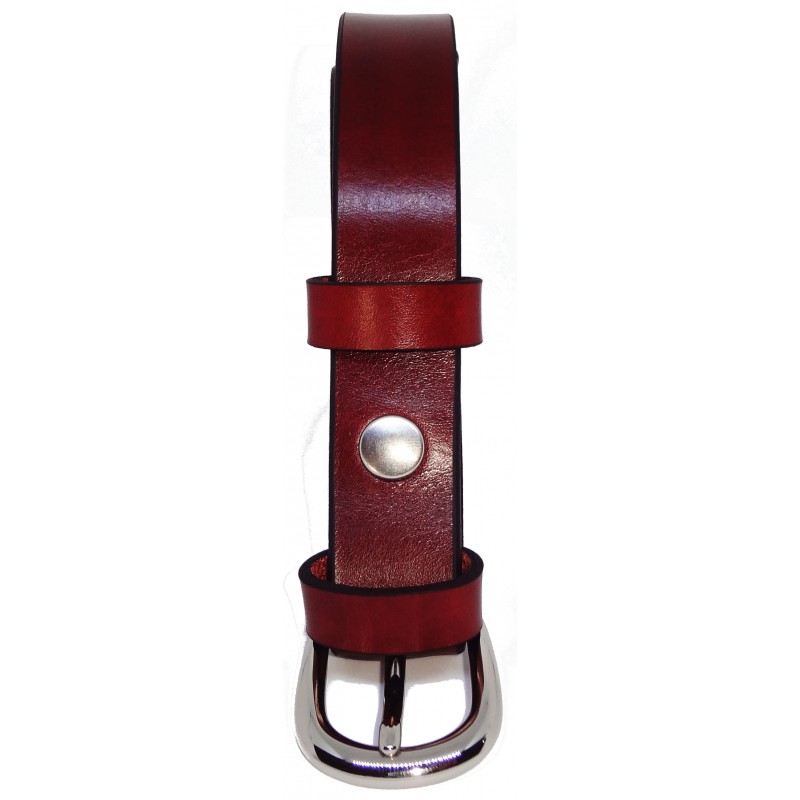 Ceinture Cognac 2,5 cm boucle 5