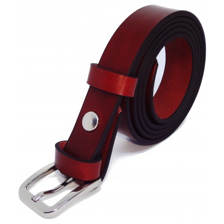 Ceinture Cognac 2,5 cm boucle 6