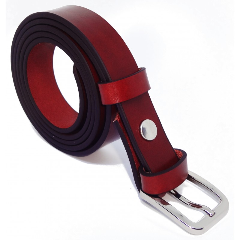 Ceinture Cognac 2,5 cm boucle 6