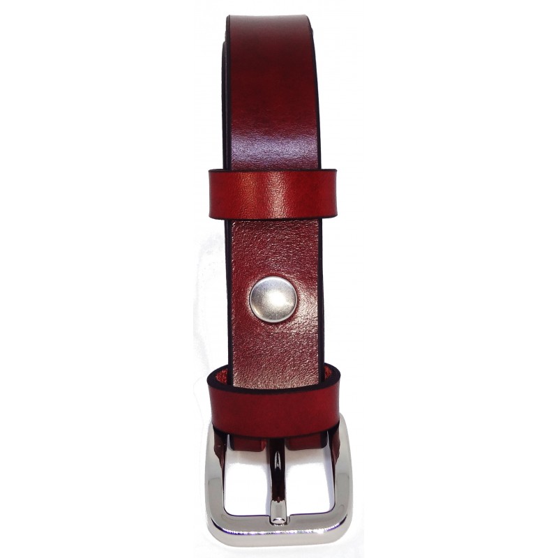 Ceinture Cognac 2,5 cm boucle 6