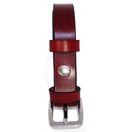 Ceinture Cognac 2,5 cm boucle 6
