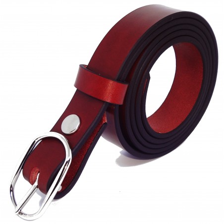 Ceinture Cognac 2,5 cm boucle 7