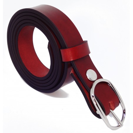 Ceinture Cognac 2,5 cm boucle 7