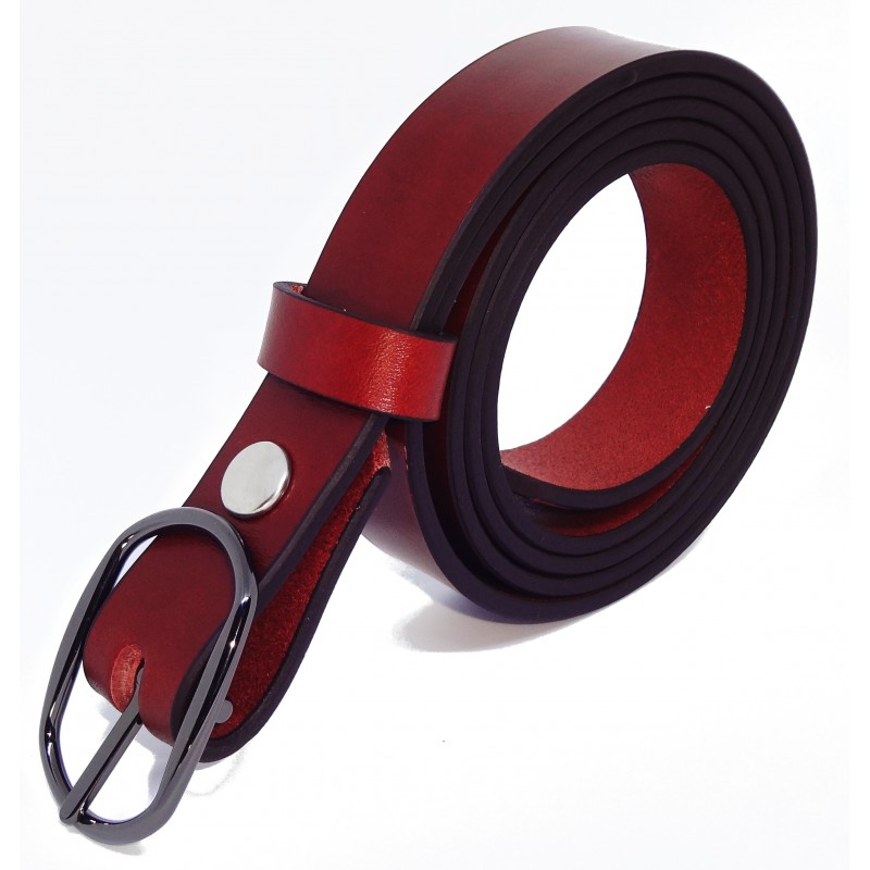 Ceinture Cognac 2,5 cm boucle 8