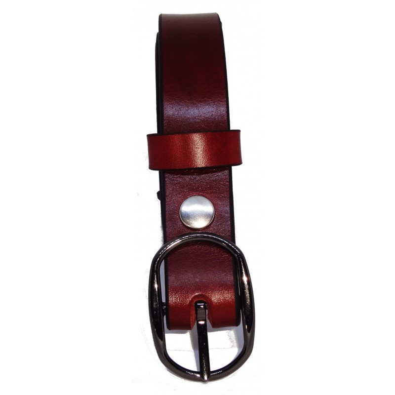 Ceinture Cognac 2,5 cm boucle 8