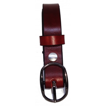 Ceinture Cognac 2,5 cm boucle 8