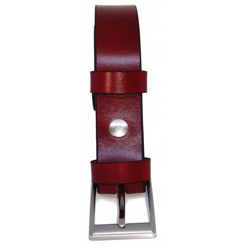 Ceinture Cognac classique 3 cm boucle 2