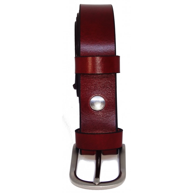 Ceinture Cognac classique 3 cm boucle 5