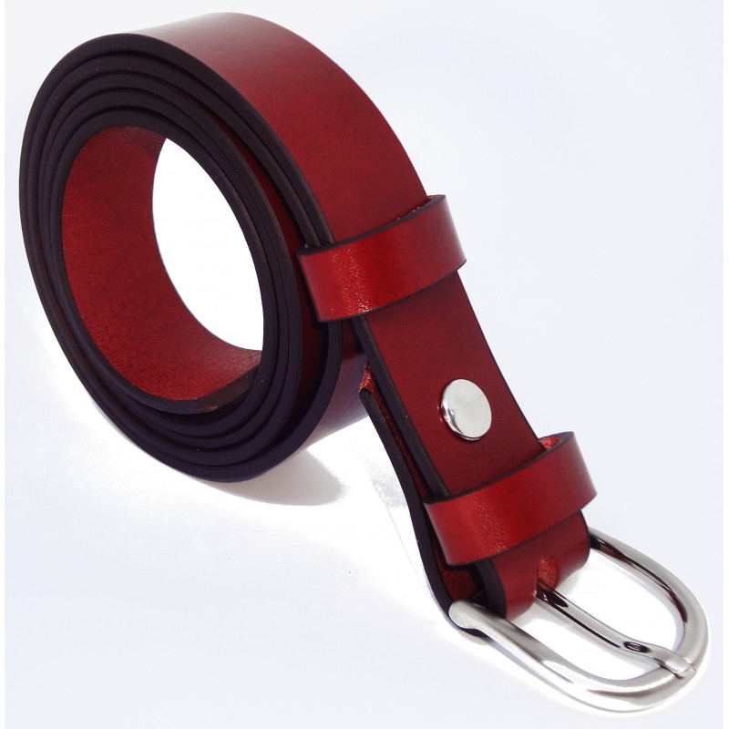 Ceinture Cognac classique 3 cm boucle 6