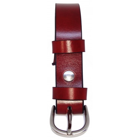 Ceinture Cognac classique 3 cm boucle 6