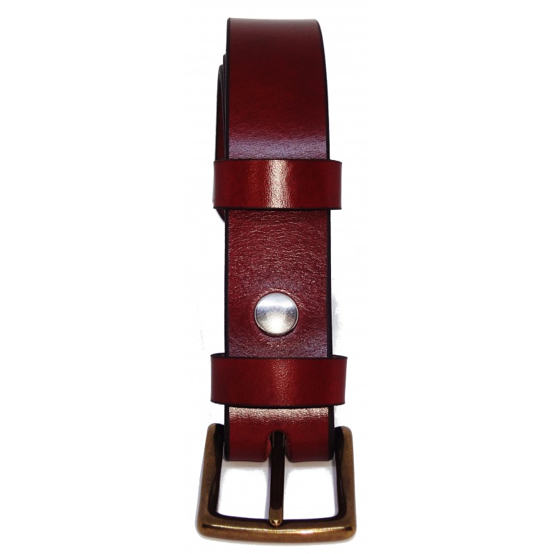 Ceinture Cognac classique 3 cm boucle 9