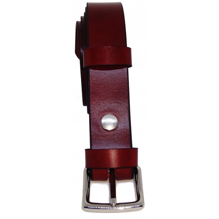 Ceinture Cognac classique 3 cm boucle 10
